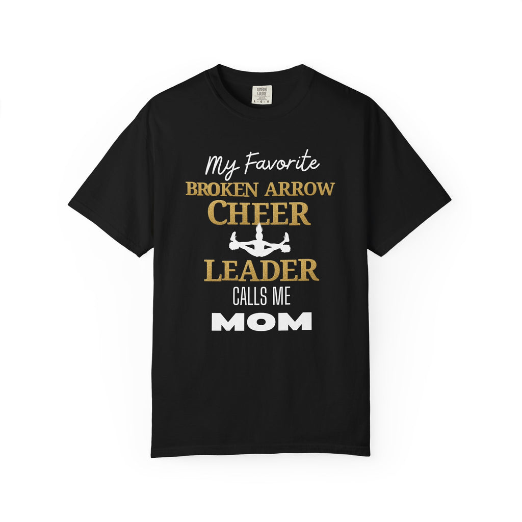 Mom Cheerleader T-Shirt Black