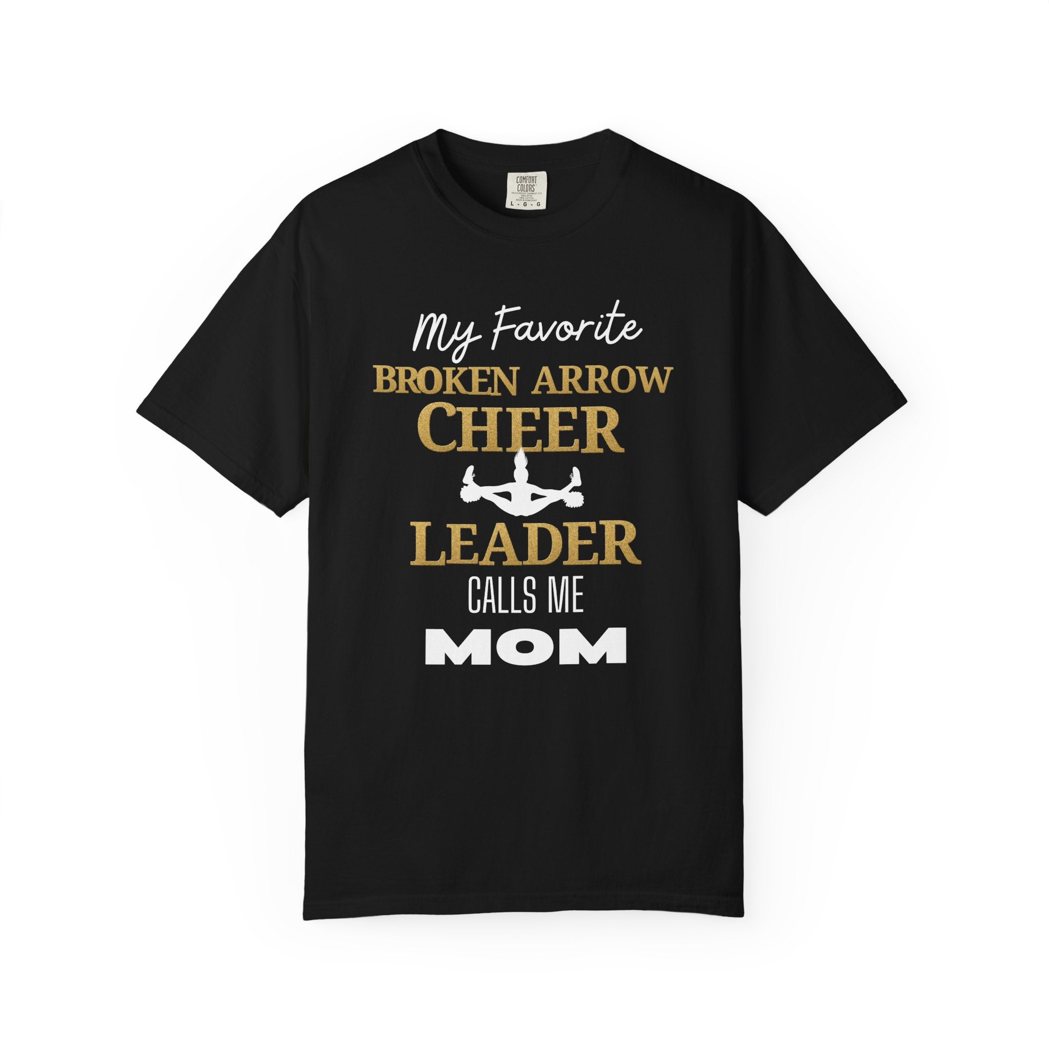 Mom Cheerleader T-Shirt Black