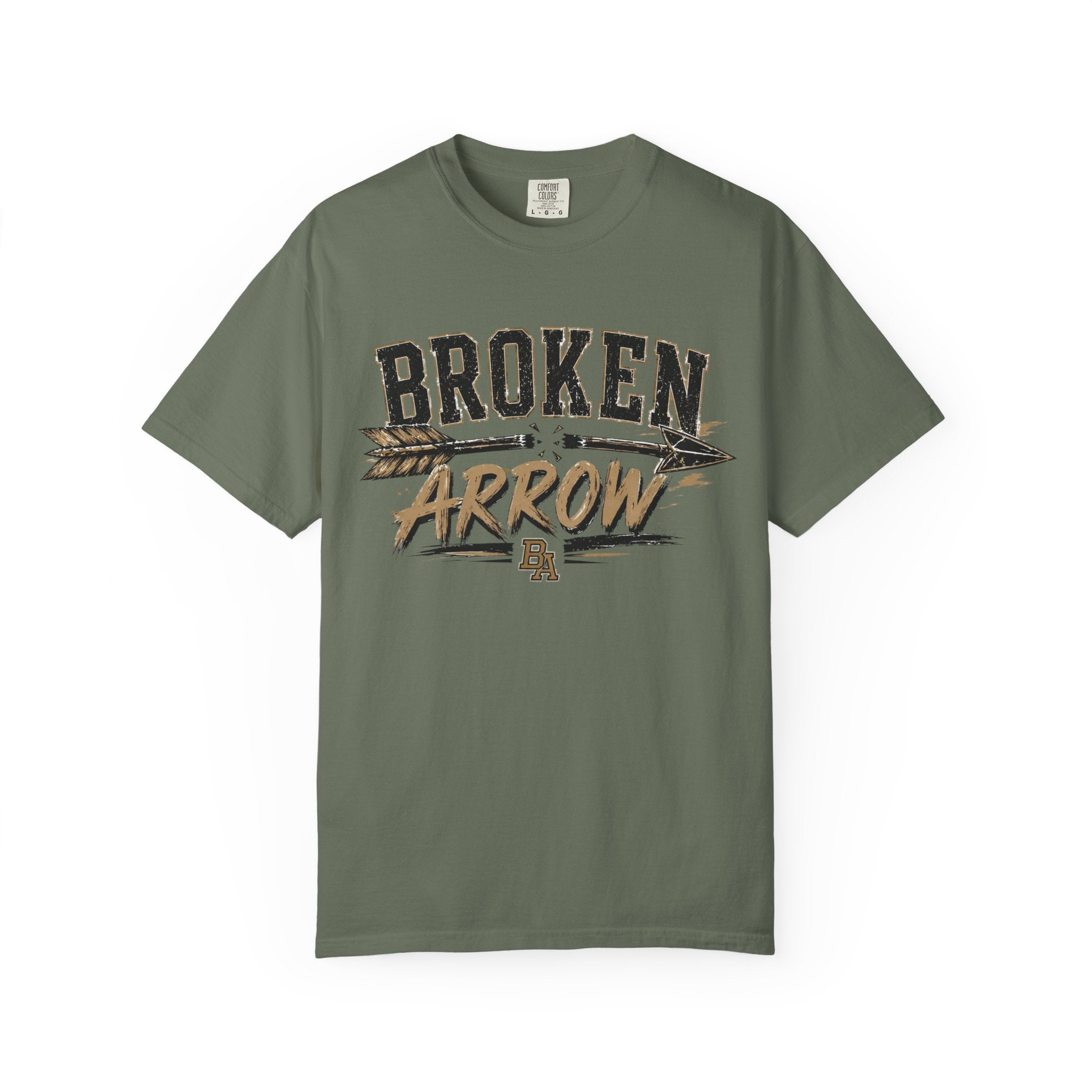 Broken Arrow Graphic T-Shirt — Rustic Arrow Logo Tee