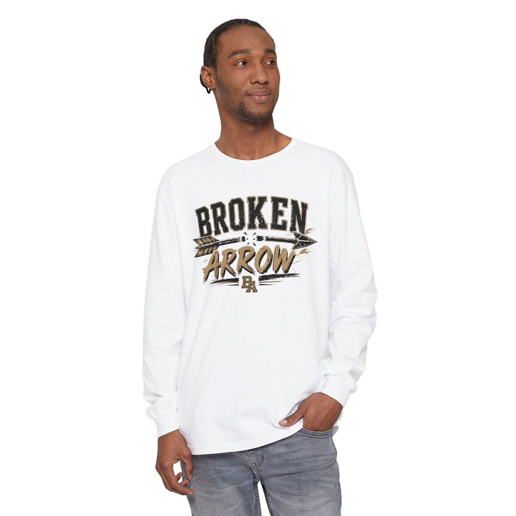 Broken Arrow Long Sleeve T-Shirt – Vintage Arrow Graphic