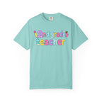 2nd grade Teacher T-Shirt — "Big Hearts Shape Little Minds" Colorful School Teacher Tee