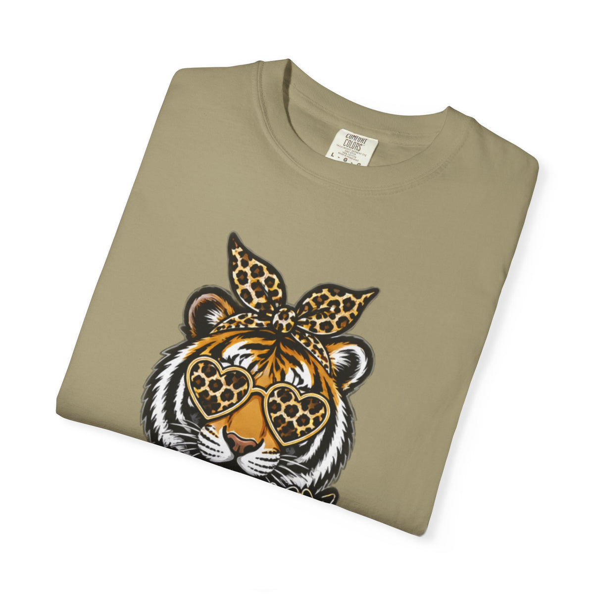 Tigers Leopard-Print Tiger Graphic Tee