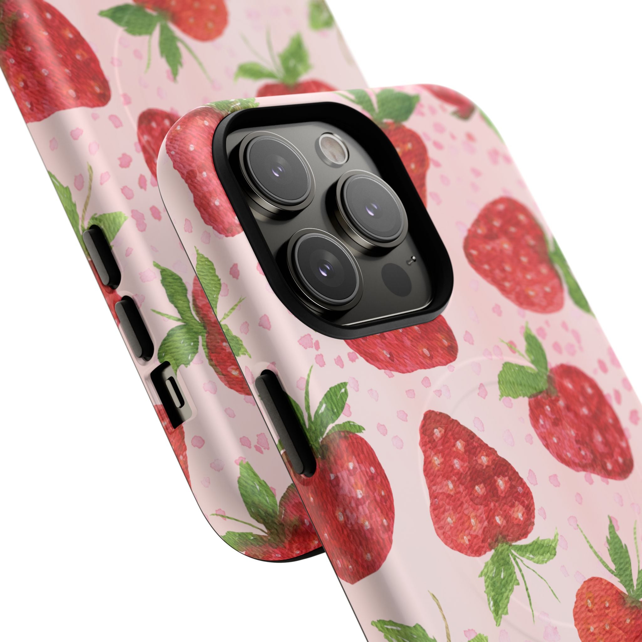 Strawberry Tough Magnetic Phone Cases
