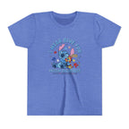 Youth Tee — "Wear Blue for Autism Awareness" Cute Stitch Puzzle-Heart Design