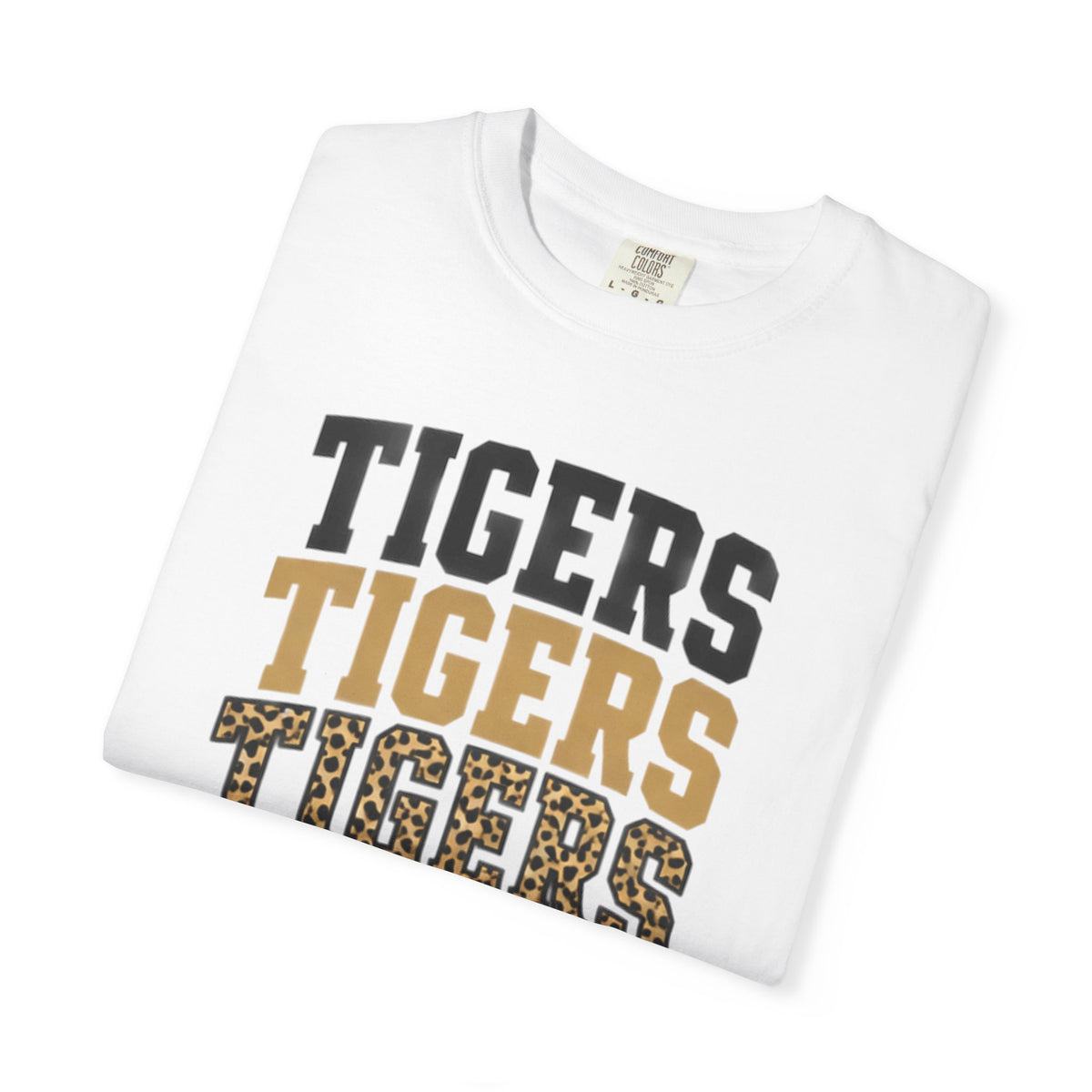 Tigers Graphic T-Shirt — Oneta Ridge Leopard Print School Spirit Tee