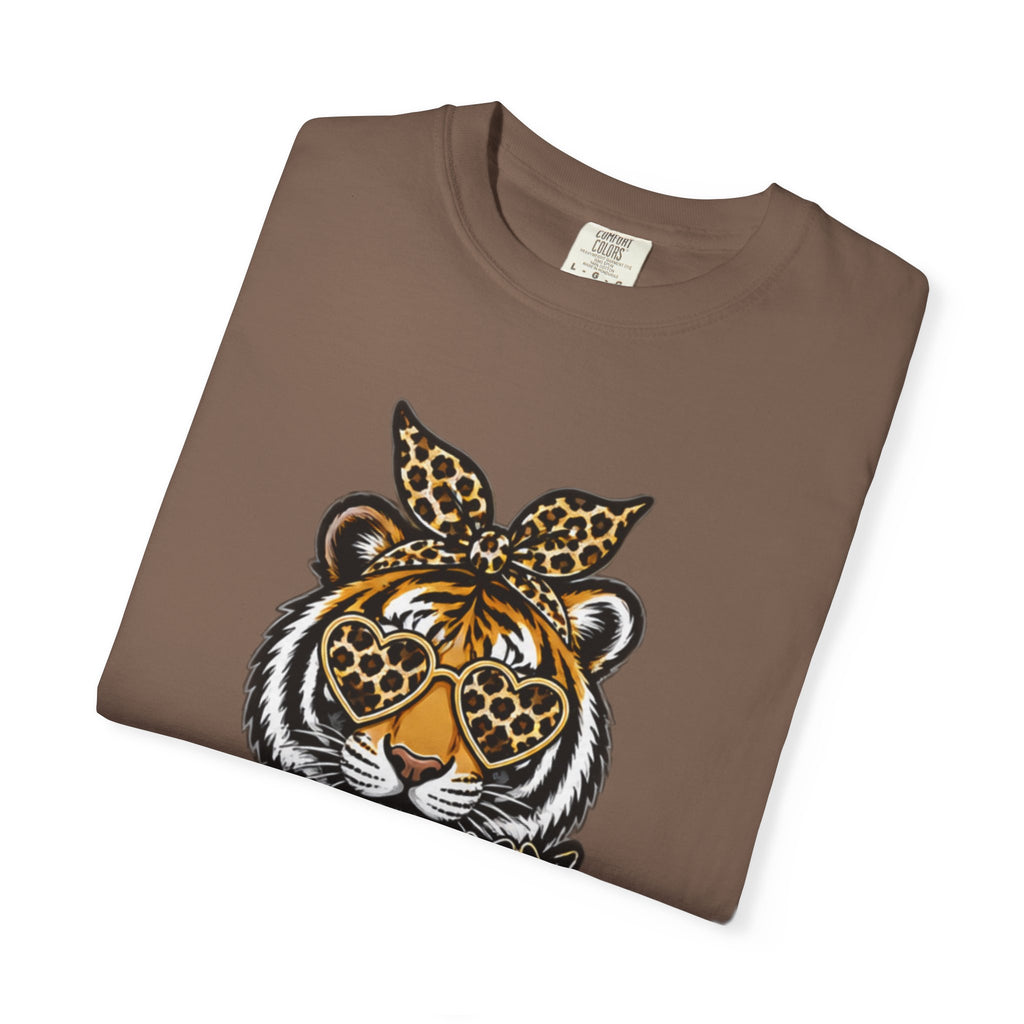 Tigers Leopard-Print Tiger Graphic Tee