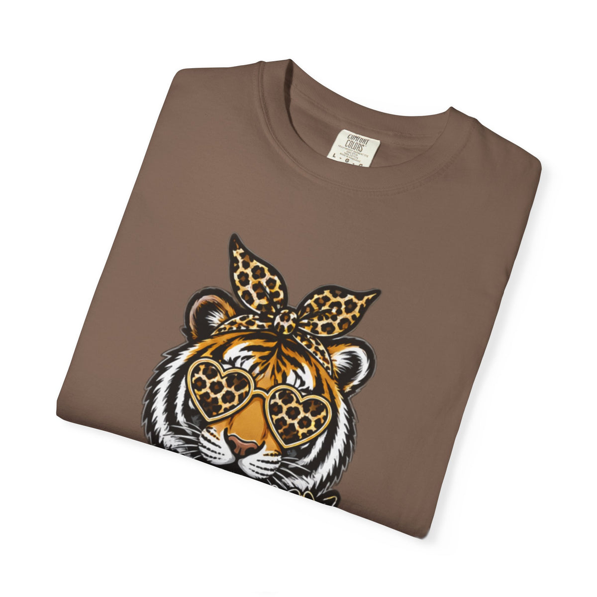 Tigers Leopard-Print Tiger Graphic Tee