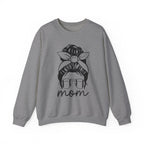 Mom Life Unisex Crewneck Sweatshirt football