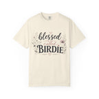 Blessed to Be Called Birdie T-Shirt — Floral Grandmother Gift