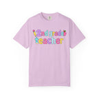 2nd grade Teacher T-Shirt — "Big Hearts Shape Little Minds" Colorful School Teacher Tee