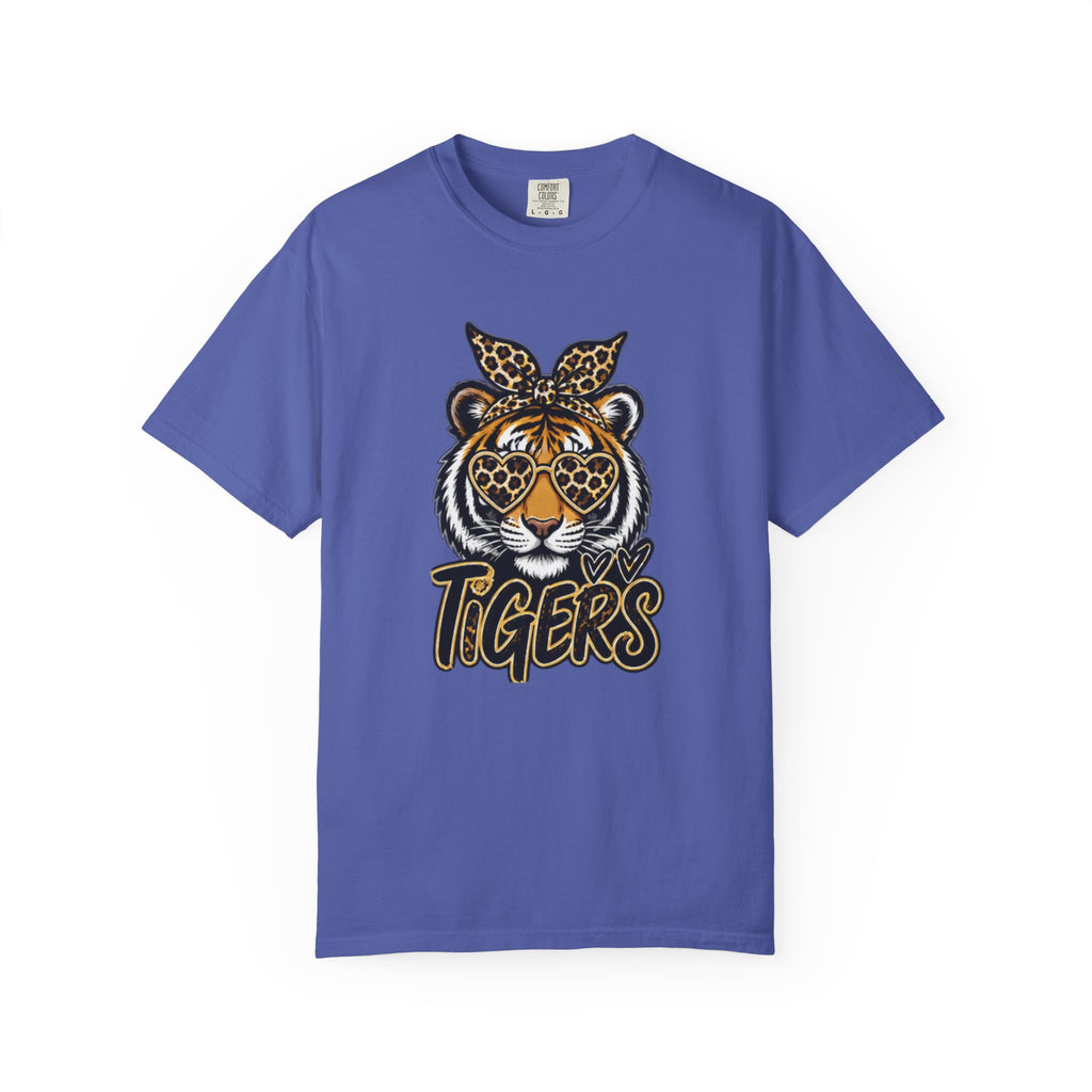 Tigers Leopard-Print Tiger Graphic Tee