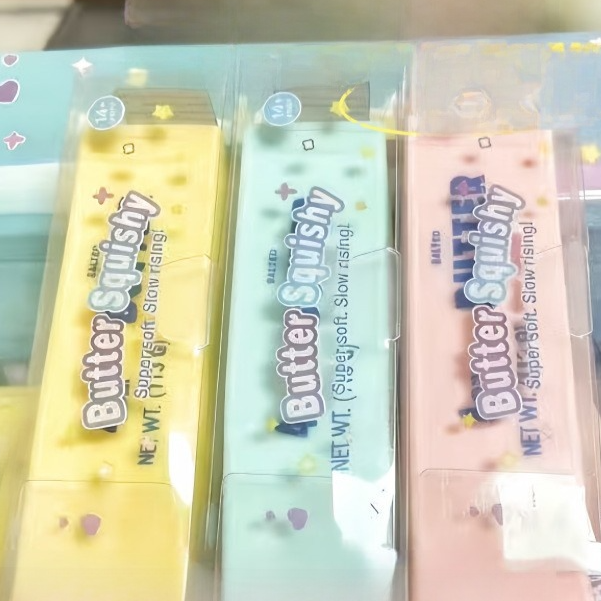 Building Block Squeeze Butter Stick Toy