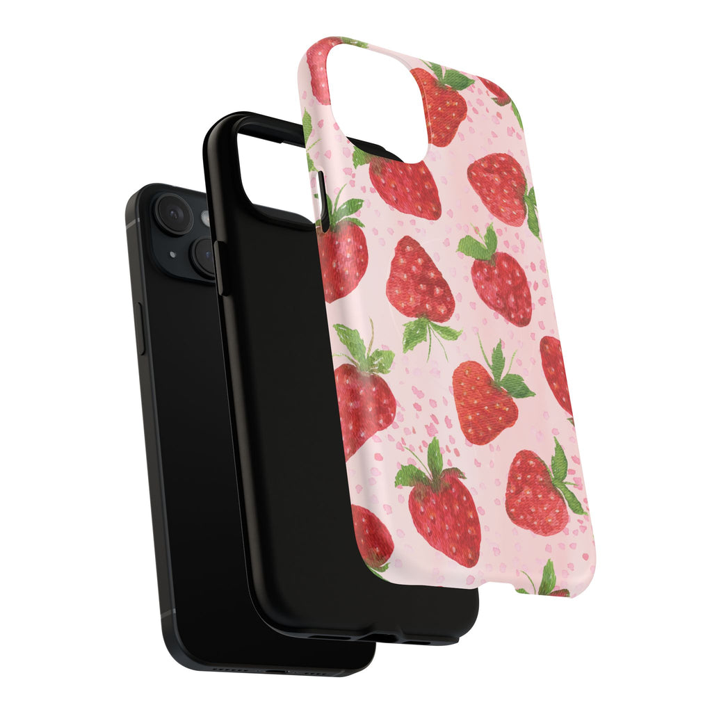 Strawberry Tough Magnetic Phone Cases