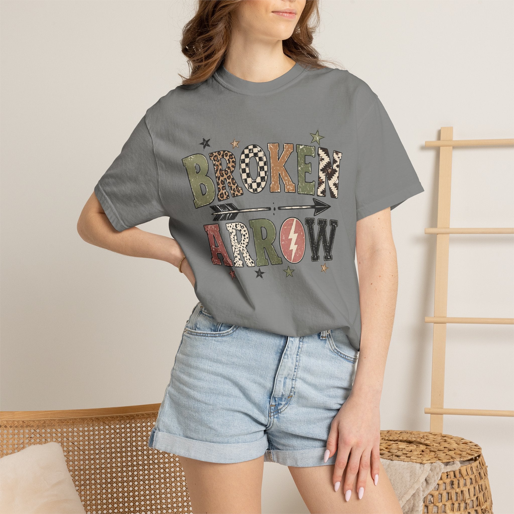 Broken Arrow Graphic T-Shirt — Retro Western Band Tee