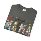Autism Mama T-Shirt — Colorful Puzzle Ribbon Mom Tee