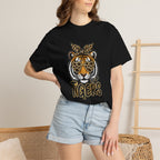 Tigers Leopard-Print Tiger Graphic Tee