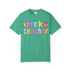 Pre k Teacher T-Shirt — "Big Hearts Shape Little Minds" Colorful School Teacher Tee