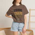 Tigers Graphic T-Shirt — Oneta Ridge Leopard Print School Spirit Tee