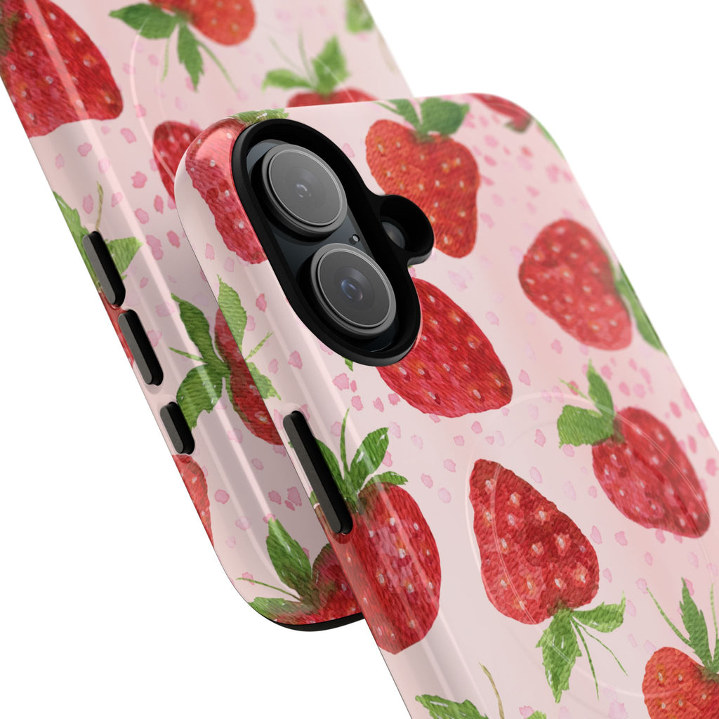 Strawberry Tough Magnetic Phone Cases