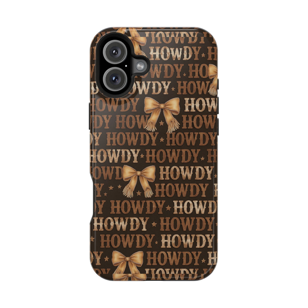 Howdy phone case