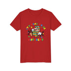 Youth Tee - "It's Okay To Be Different" Rainbow Skate Character Kids T-Shirt