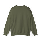 Tigers Repeat Crewneck Sweatshirt — Leopard Accent School Spirit Tee