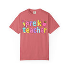 Pre k Teacher T-Shirt — "Big Hearts Shape Little Minds" Colorful School Teacher Tee