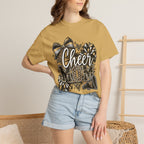 Cheer Mom T-Shirt — Pom-Pom & Megaphone Design for Cheerleading Parents