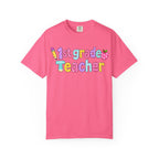 1st Grade Teacher T-Shirt — "Big Hearts Shape Little Minds" Colorful School Teacher Tee