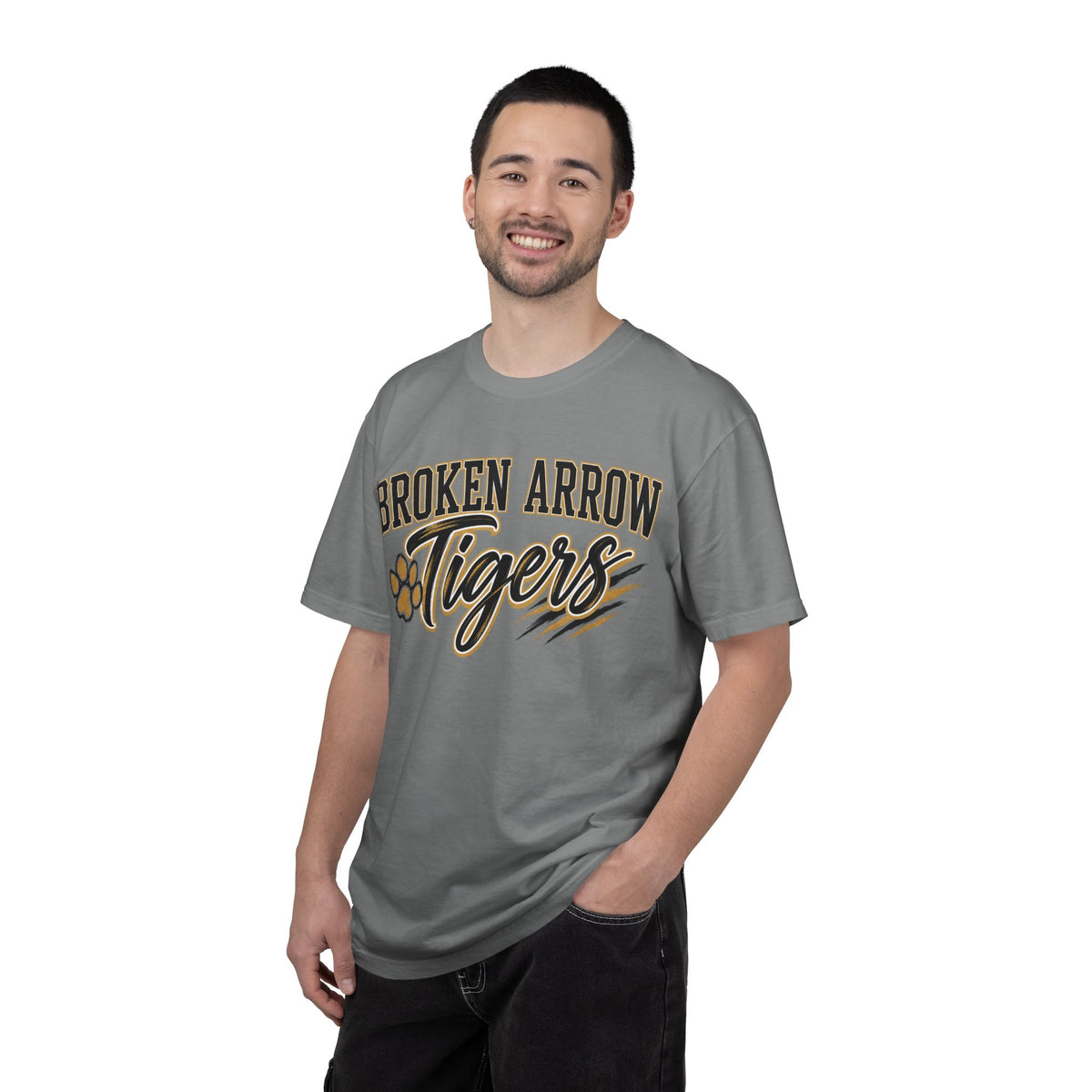 Broken Arrow Tigers T-Shirt — School Spirit Paw Graphic Tee