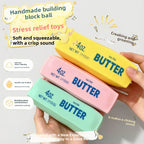 Building Block Squeeze Butter Stick Toy