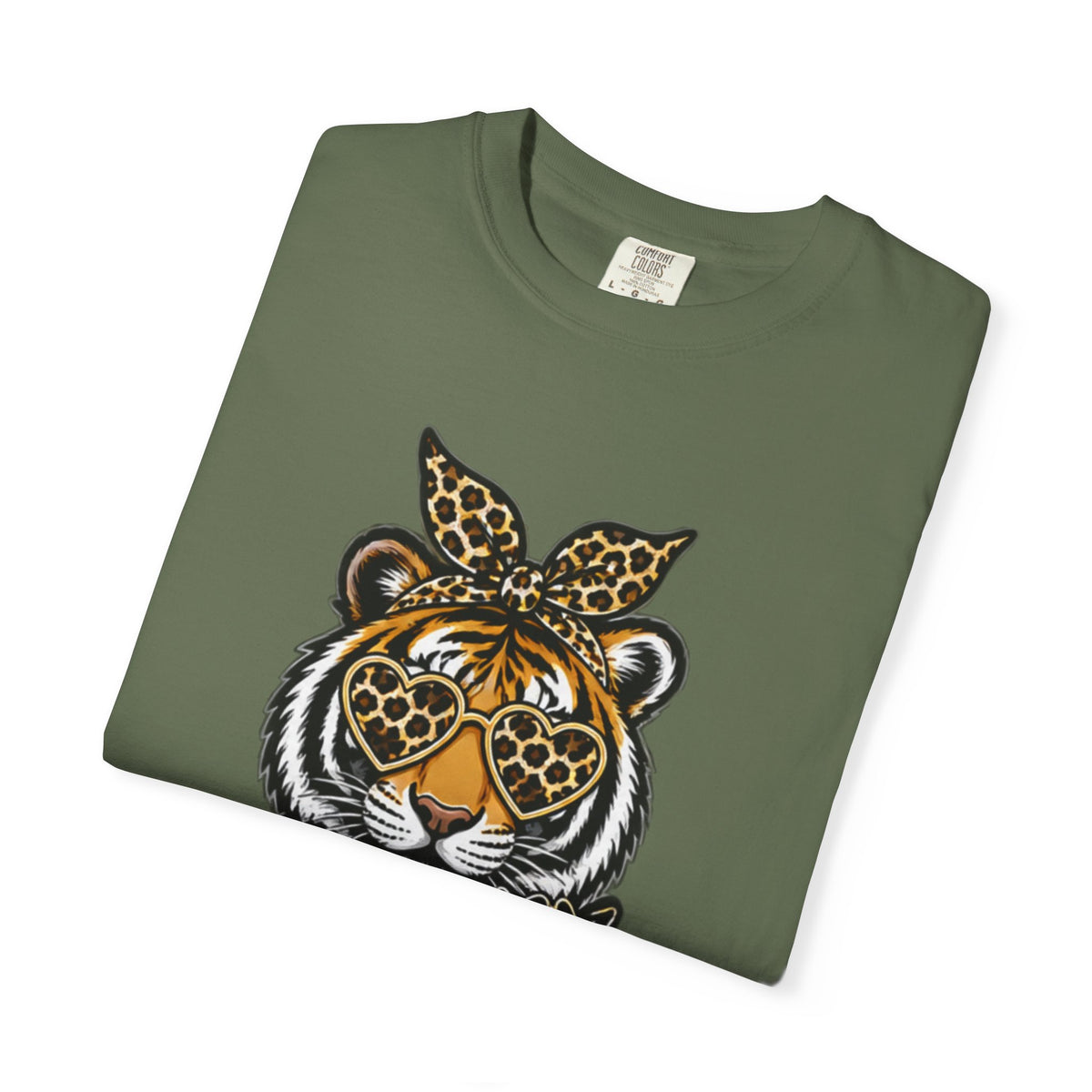 Tigers Leopard-Print Tiger Graphic Tee
