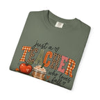 Fall Teacher T-Shirt - "Just a Teacher Who Loves Fall" Autumn Classroom Tee