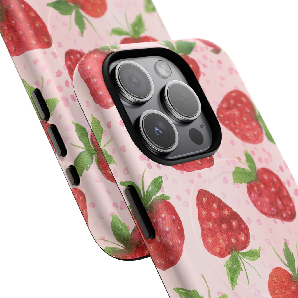 Strawberry Tough Magnetic Phone Cases