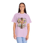 Cross & Ribbon T-Shirt — Jesus is With Us Graphic Tee