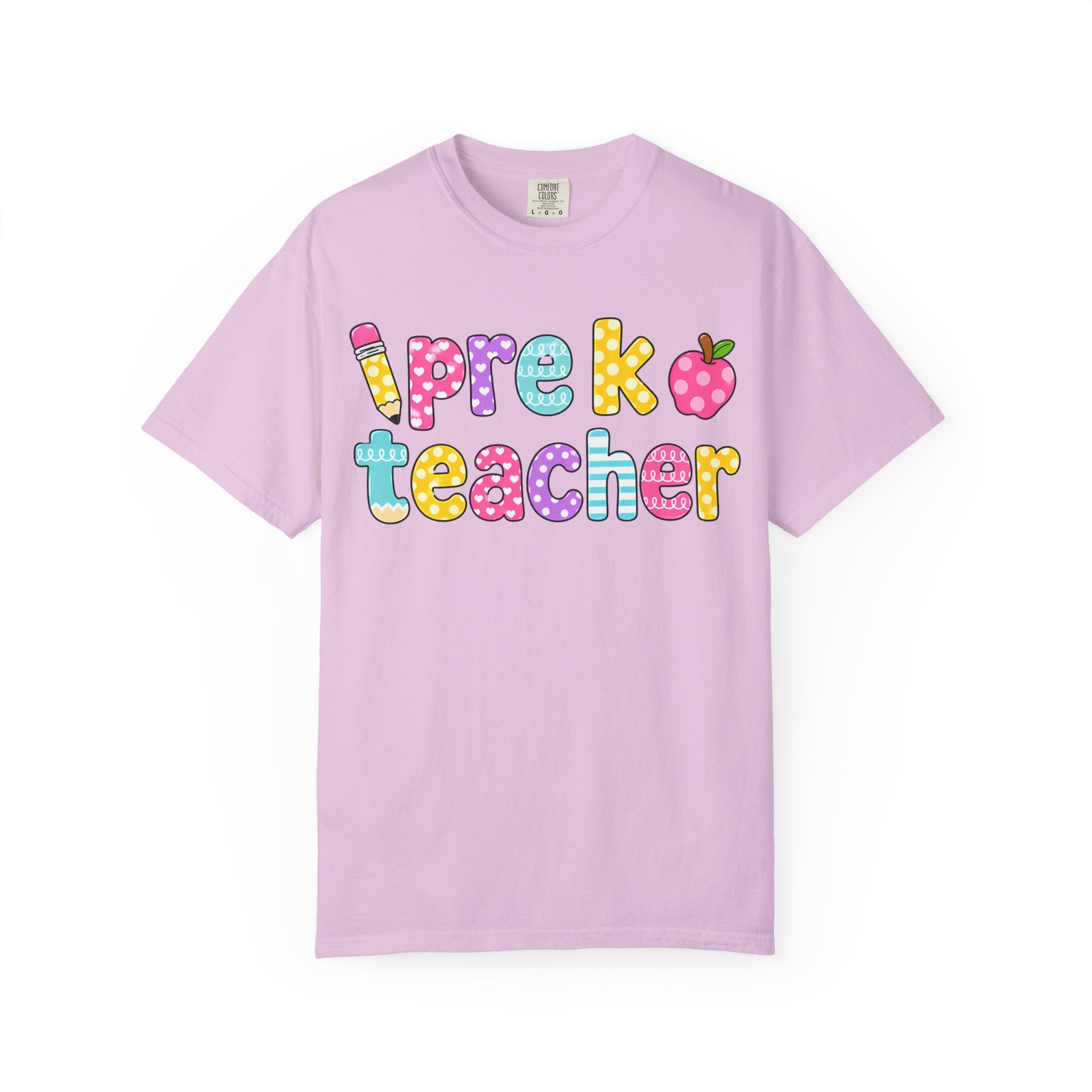 Pre k Teacher T-Shirt — "Big Hearts Shape Little Minds" Colorful School Teacher Tee