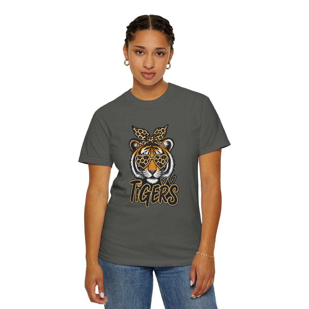 Tigers Leopard-Print Tiger Graphic Tee