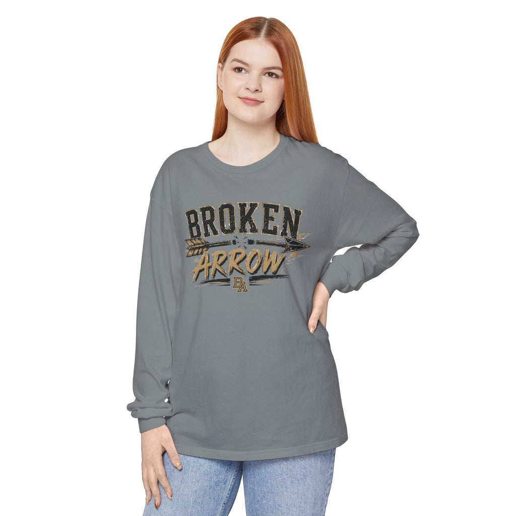 Broken Arrow Long Sleeve T-Shirt – Vintage Arrow Graphic