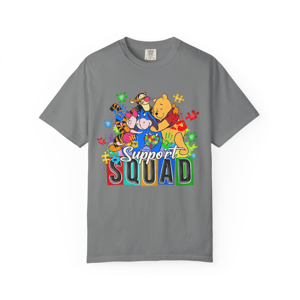 Support Squad T-Shirt — Winnie the Pooh Autism Awareness Tee
