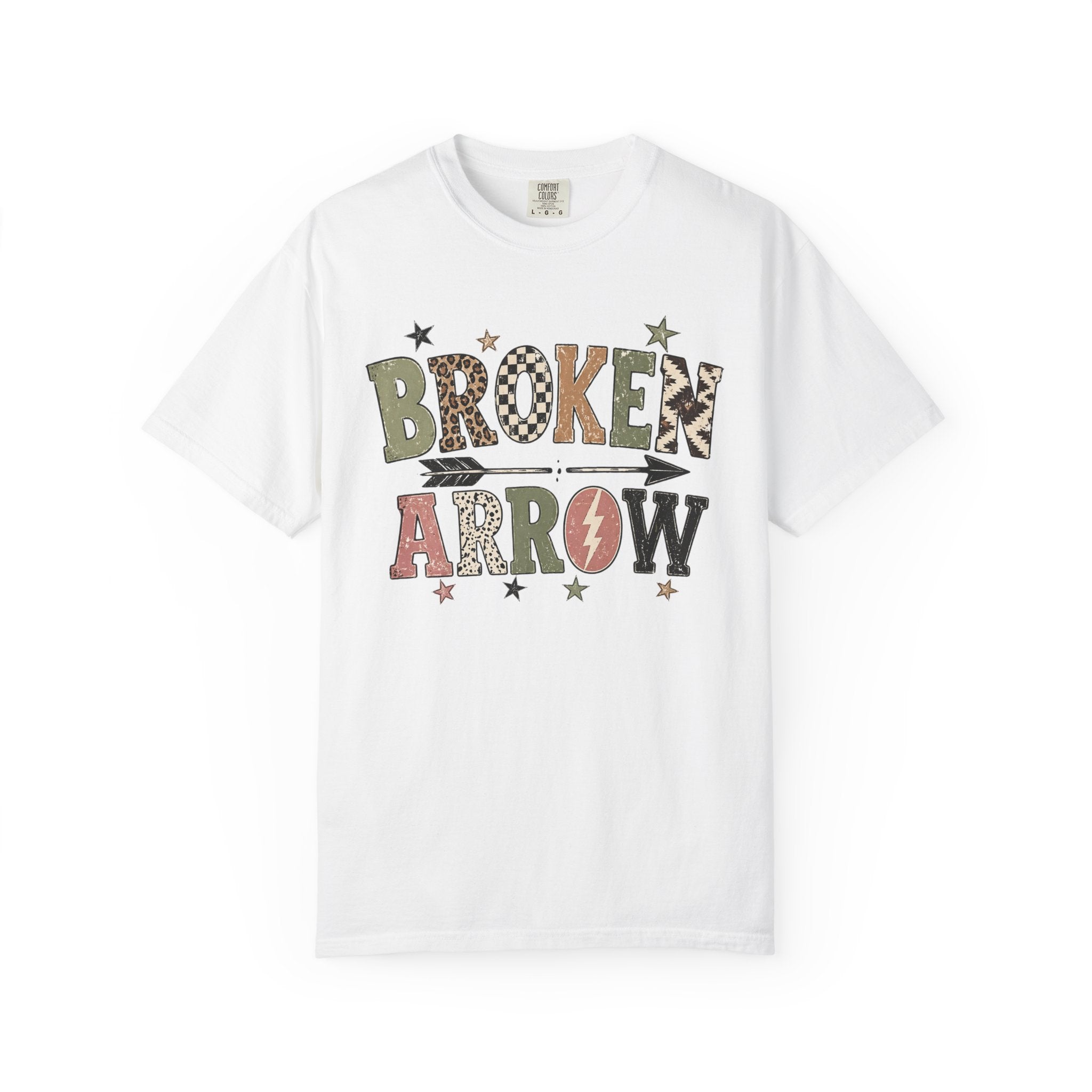 Broken Arrow Graphic T-Shirt — Retro Western Band Tee