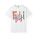 Christian Crosses Scripture Tee — John 3:16, Romans 10:17, Hebrews — Faith Graphic T-Shirt