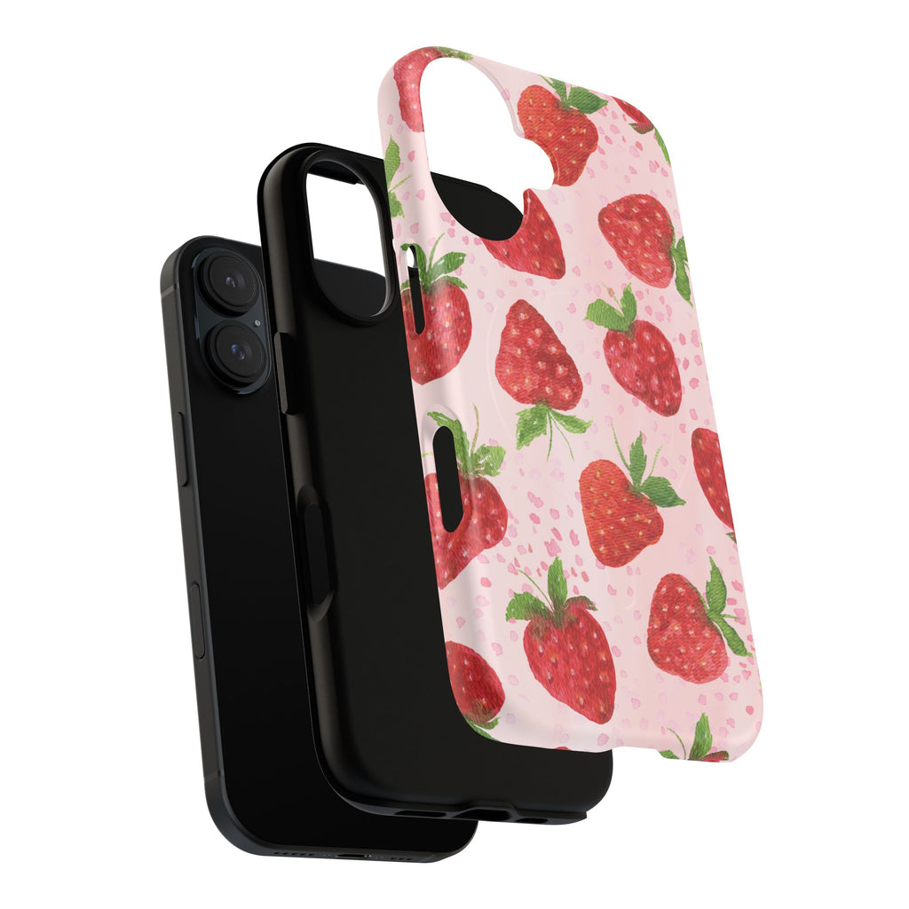 Strawberry Tough Magnetic Phone Cases
