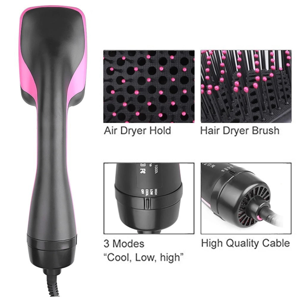 Multifunctional hair dryer and curling iron