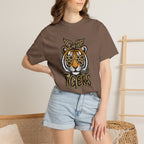 Tigers Leopard-Print Tiger Graphic Tee