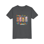Youth Tee - "It's Not a Disability, It's a Different Ability" Rainbow Animals Autism Awareness Shirt