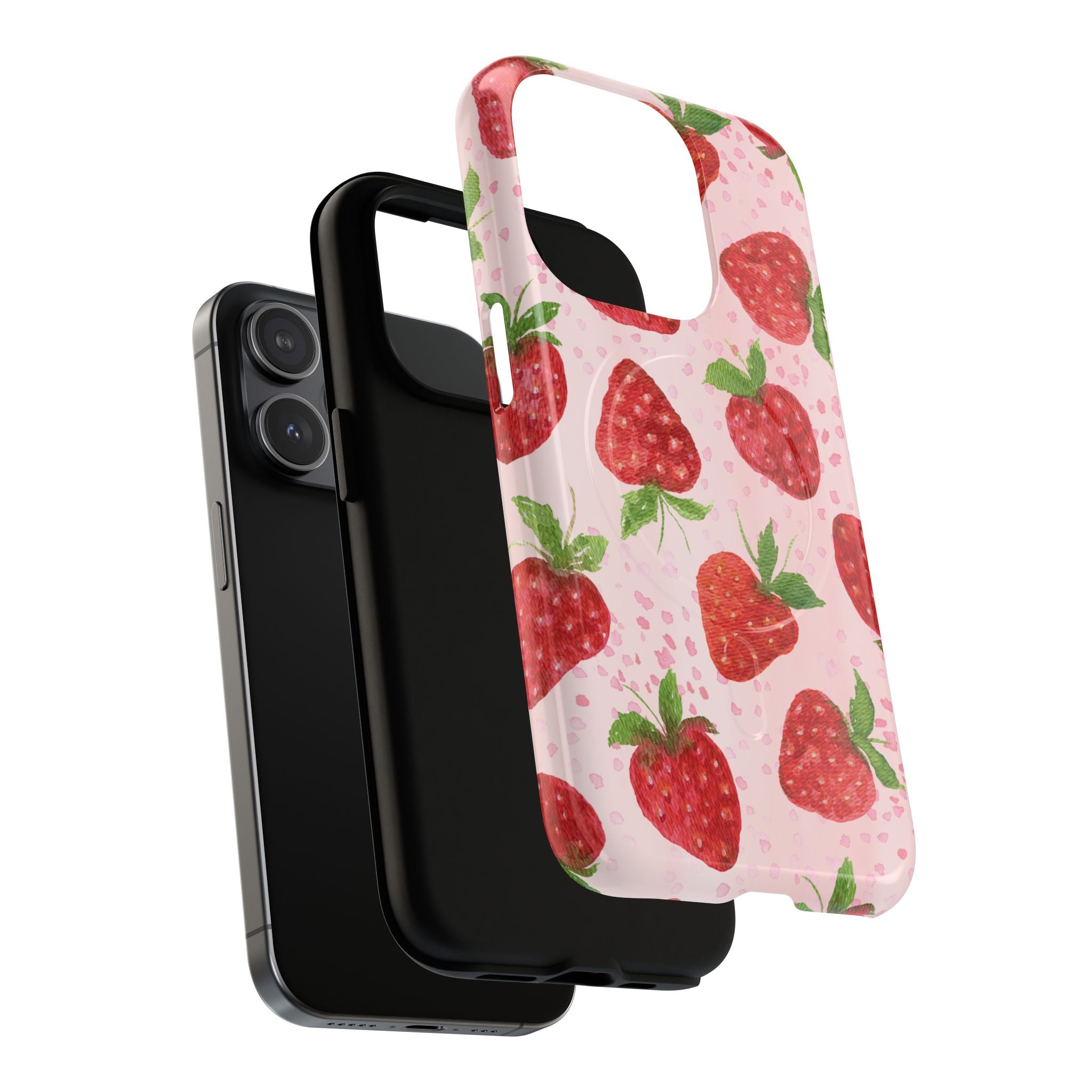 Strawberry Tough Magnetic Phone Cases