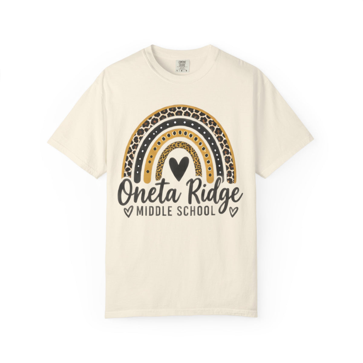 Oneta Ridge Middle School Rainbow T-Shirt — School Spirit Tee