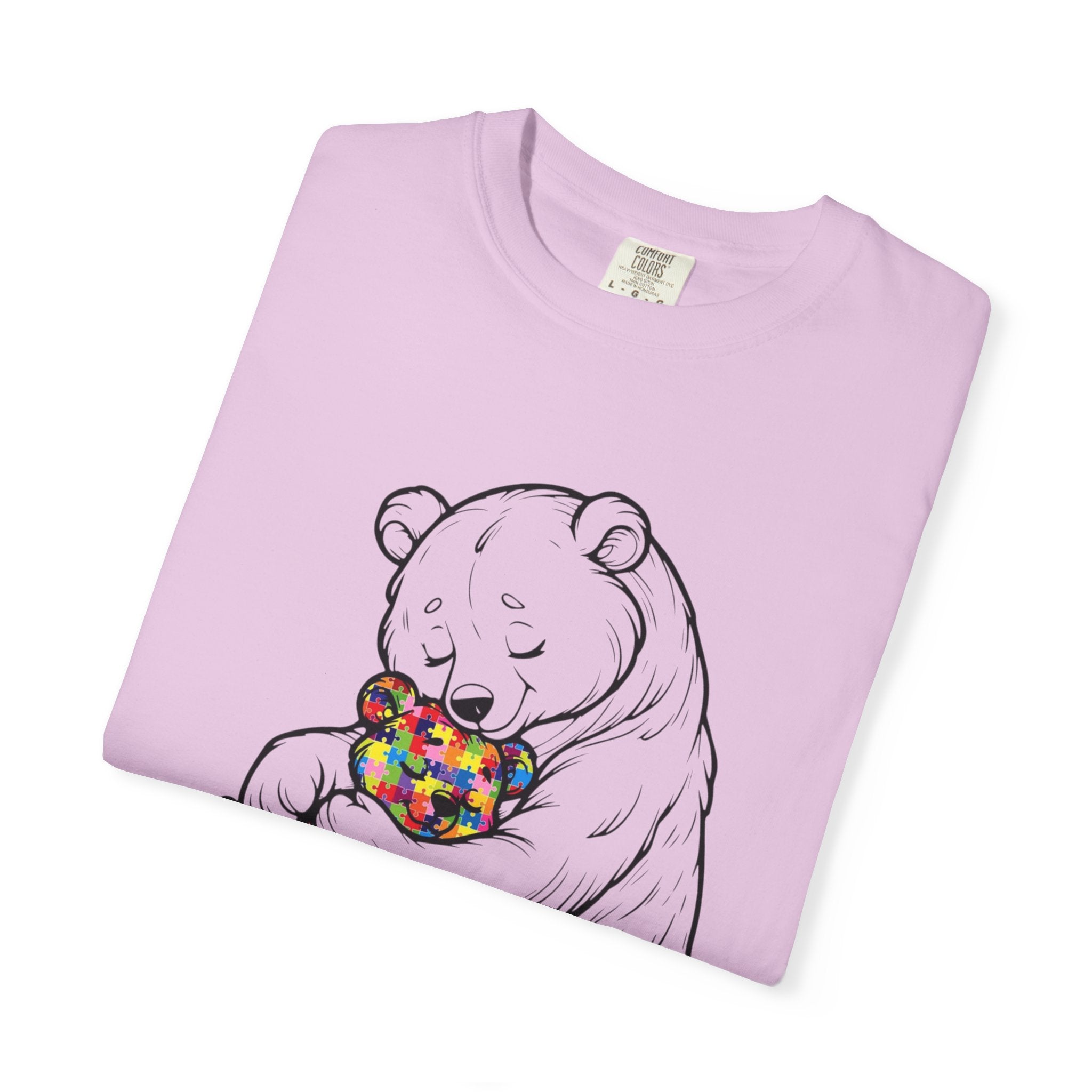 Grandma Bear T-Shirt – Cute Bear Hug Design with Colorful Teddy