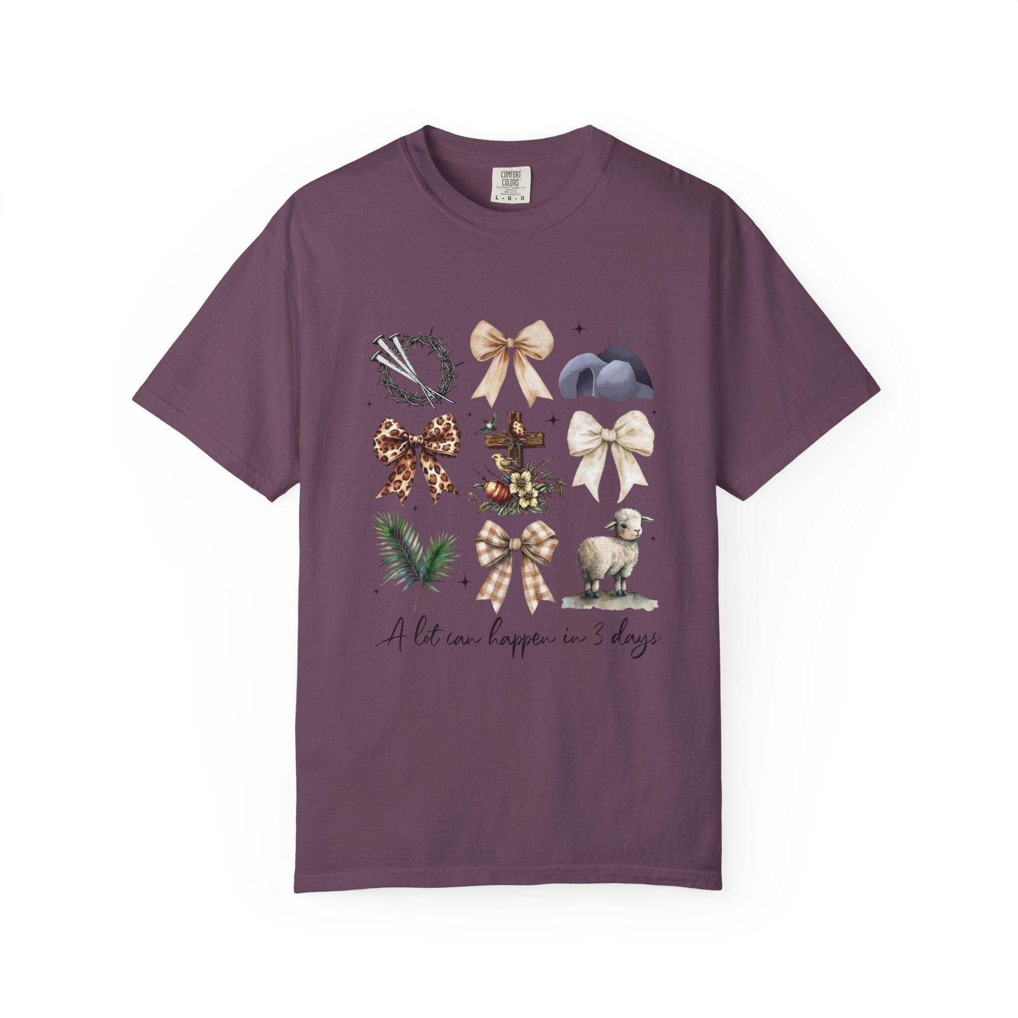 Bow Collection Graphic T‑Shirt — "A life can happen in a day"