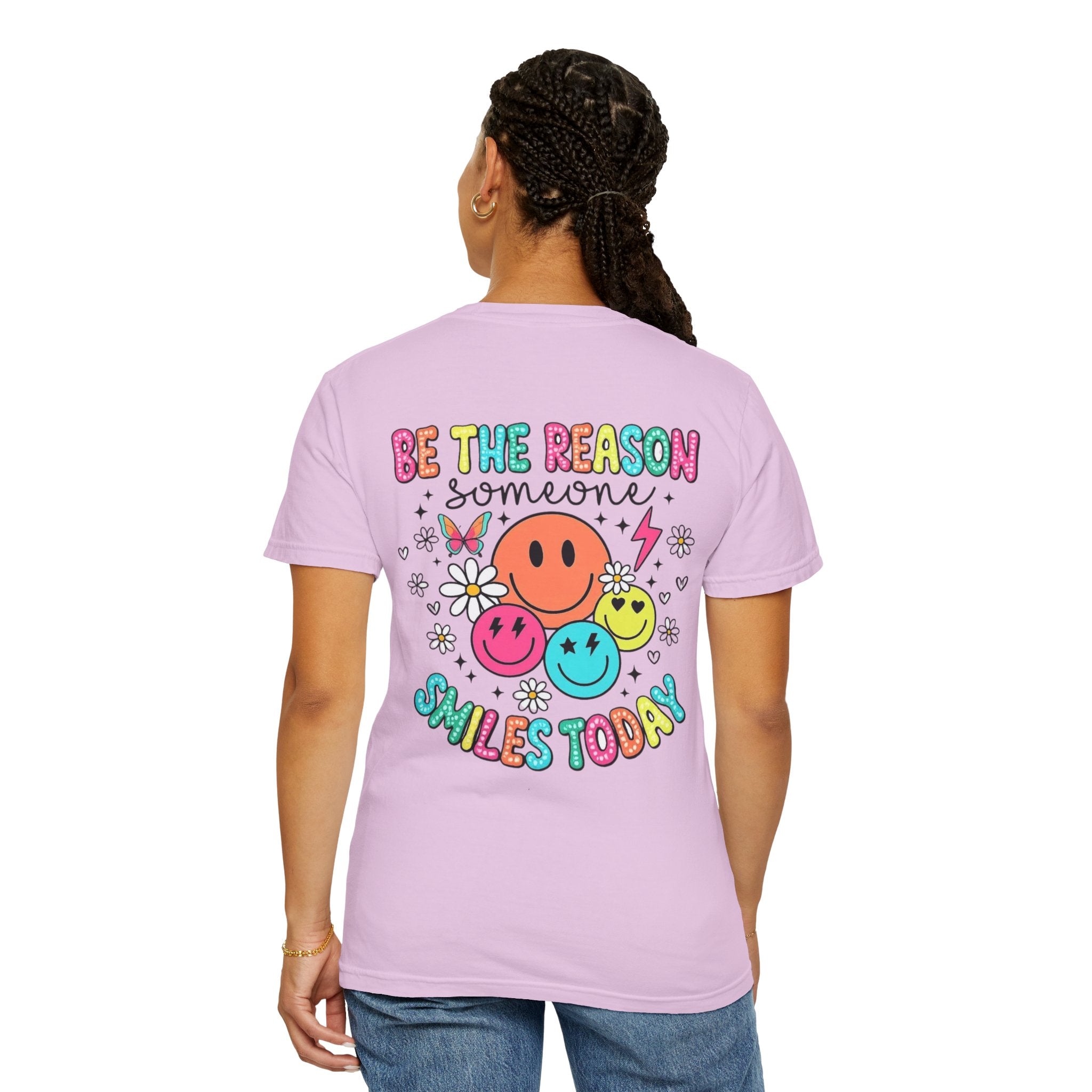 Smile Today T-Shirt — 'Be the Reason Someone Smiles Today' Retro Smiley Tee